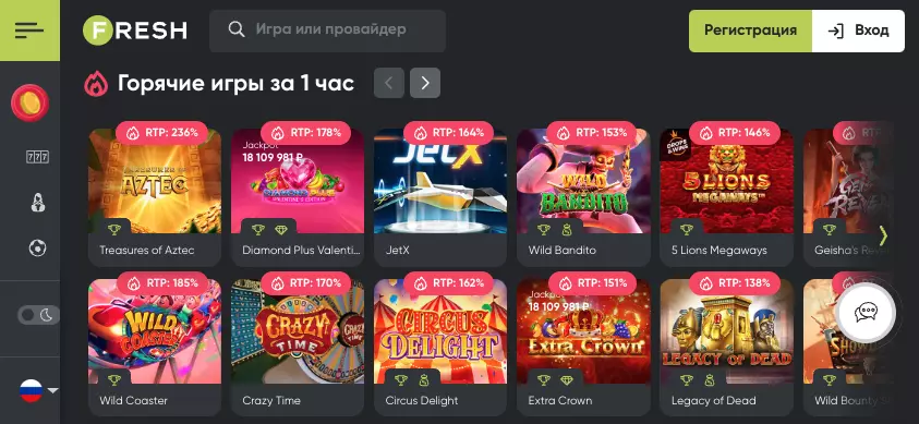 Онлайн казино в мобильной версии